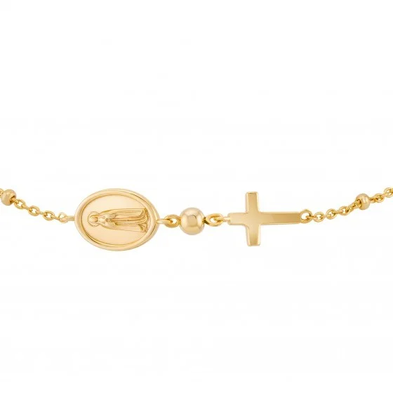 1782826000_370d1458edd3c8a15755c3e2f7fd3a71 Pulseira Unike Hope Medalha Nossa Sra De Fátima & Cruz
