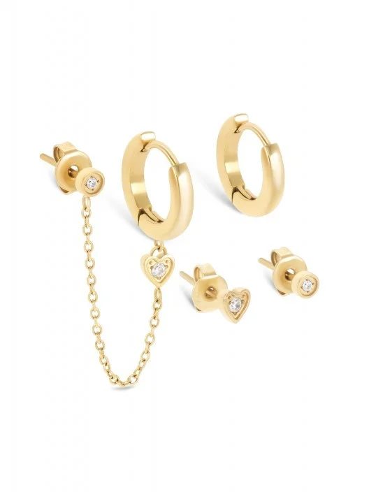 215 Set de Brincos One Golden Four