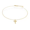 Colar One Infinity Crossed Gold