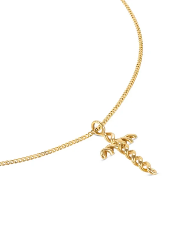 Colar One Infinity Crossed Gold
