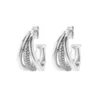 OJSFE02S Brincos Silver Frost Crystal