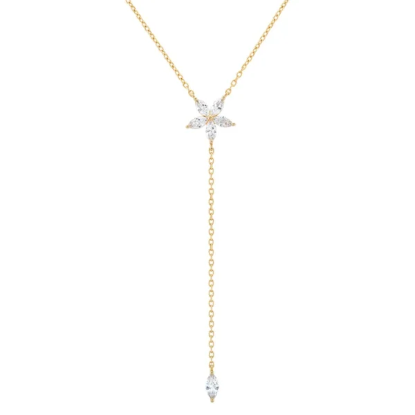 UK.CL_.1204.0314 Colar Unike Navete Flower