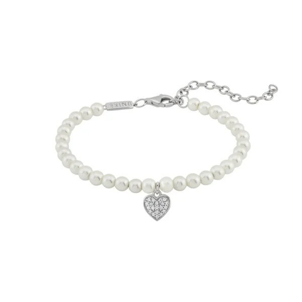 UK.PU_.1110.0006 Pulseira Unike Mum Heart Pearls