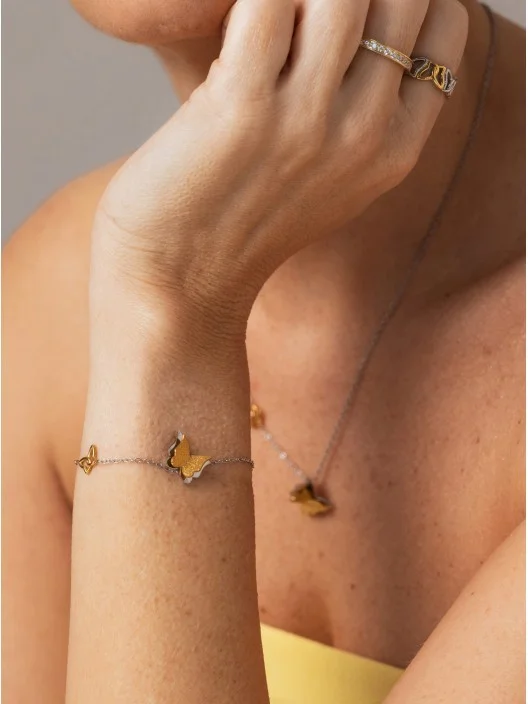 Pulseira Butterfly Bicolor