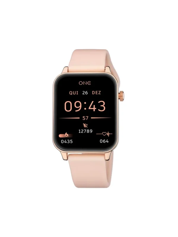 Smartwatch One Frame Rosegold Silicone