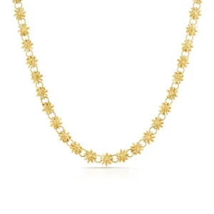 Colar One Neckmess Daisy Golden