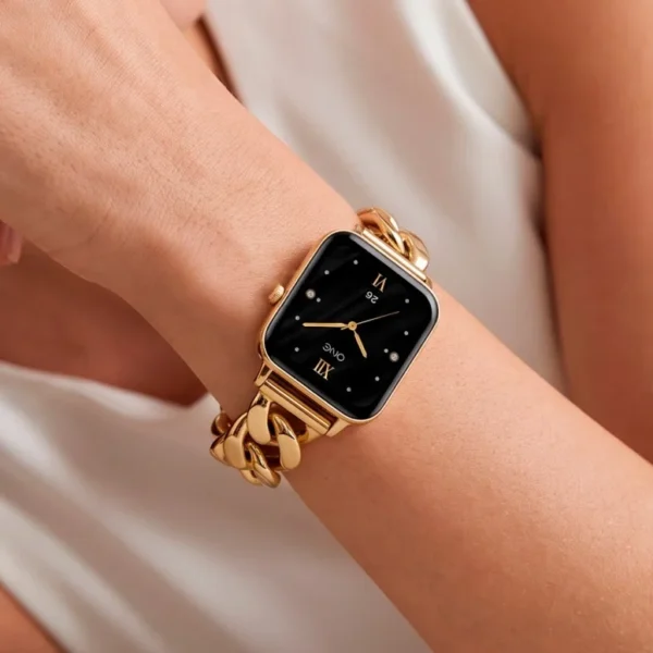 1789566789_1df6f93d1ab2f9bdd80a3a7a98e01be4 Smartwatch One Frame Gold Links