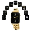 Group668 Smartwatch One Frame Gold Links