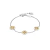 OJLFB04SG Pulseira Lucky Flower Crystal