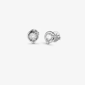 brincos-de-mulher-frost-round-prateados Brincos Radiant Frost Round