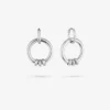 brincos-de-mulher-knots-duplos-prateados Brincos Radinat Knots Duplos