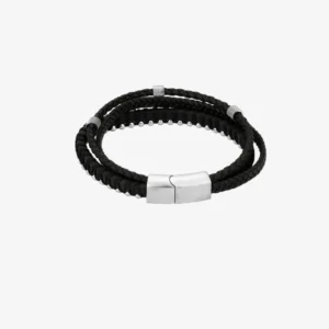 pulseira-de-homem-sierra-preta-prateada Pulseira Radiant Sierra