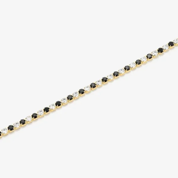 pulseira-homem-riviere-dourada-preta-1 Pulseira Radiant Riviere